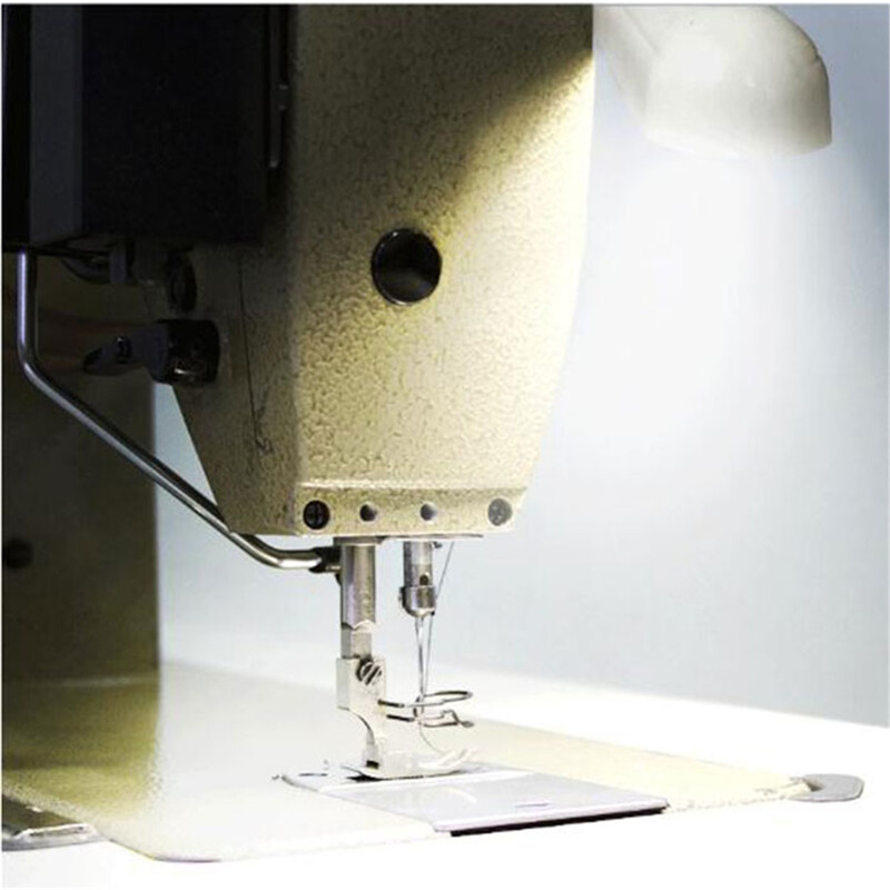 Juodai balta USB siuvimo mašinos magnetinė lemputė 6000K šaltai balta LED magnetinė lempa namams, biurui, bendrabučiui, siuvimo stalui