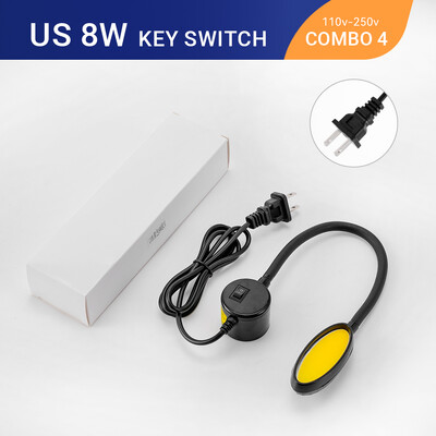 LED siuvimo mašina Lengvas pramoninis apšvietimo lempa Lankstus magnetinis darbinis žibintas tekinimo staklėms gręžimo presams darbo stalams ES / JAV kištukas