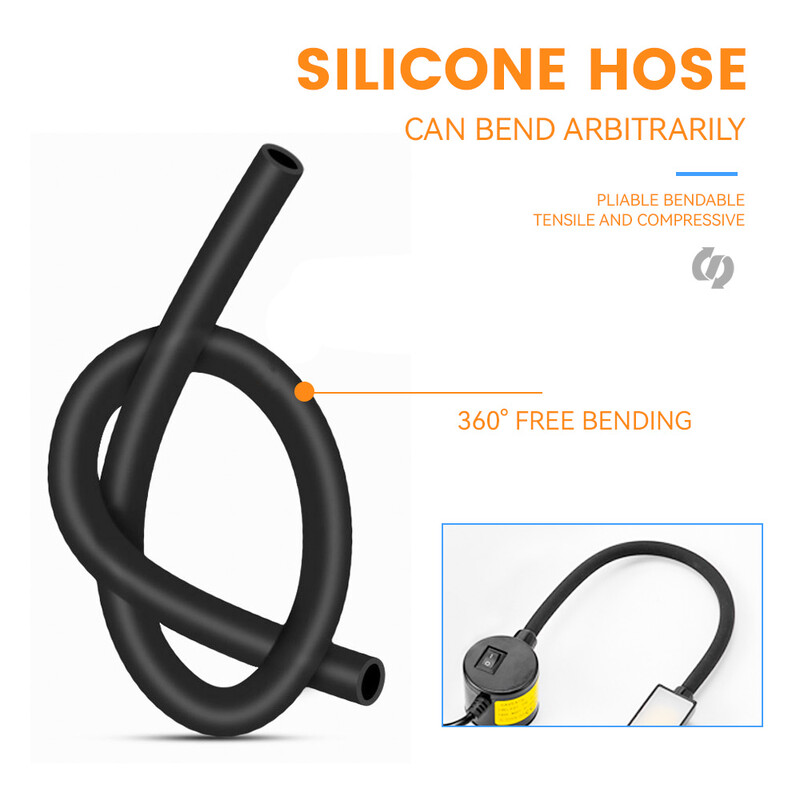 LED siuvimo mašina Lengvas pramoninis apšvietimo lempa Lankstus magnetinis darbinis žibintas tekinimo staklėms gręžimo presams darbo stalams ES / JAV kištukas