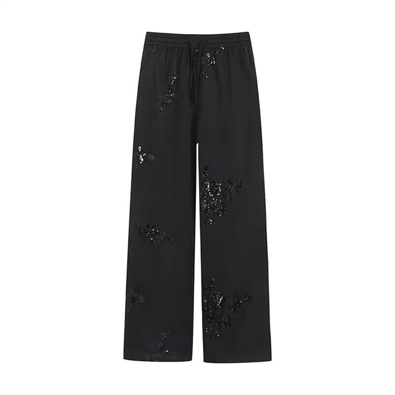 2024 Zarb, primăvară, vară, îmbrăcăminte nouă pentru femei, set de cămașă și pantaloni brodate pentru industria grea din Europa și America