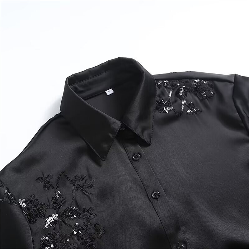 2024 Zarb, primăvară, vară, îmbrăcăminte nouă pentru femei, set de cămașă și pantaloni brodate pentru industria grea din Europa și America