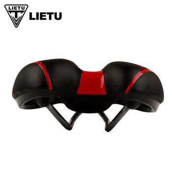 LIETU Widen Road Mountain MTB Gel Comfort Saddle Bike ποδήλατο Ποδηλατικό κάθισμα μαξιλαριού κάλυμμα Αντιολισθητικό αδιάβροχο μαξιλάρι