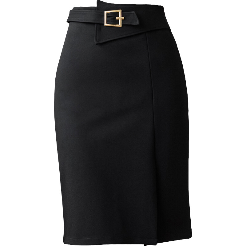 Ljetna i jesenska ženska elegantna ležerna pamučna najlonska suknja visokog struka s visokim strukom u korejskom stilu A099