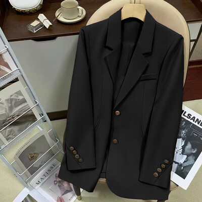 Φθινοπωρινό μακρυμάνικο μονόστομο σακάκι Mujer 2023 Fashion Blazers για Γυναικεία Casual Παλτό Χειμερινά Μπουφάν για Γυναικεία Εξωτερικά Ενδύματα