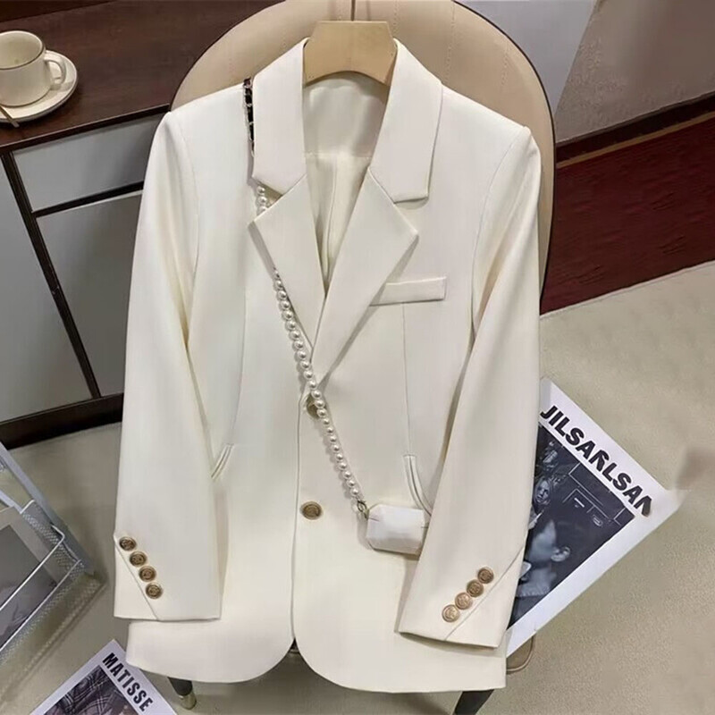 Φθινοπωρινό μακρυμάνικο μονόστομο σακάκι Mujer 2023 Fashion Blazers για Γυναικεία Casual Παλτό Χειμερινά Μπουφάν για Γυναικεία Εξωτερικά Ενδύματα