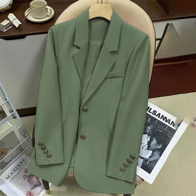 Φθινοπωρινό μακρυμάνικο μονόστομο σακάκι Mujer 2023 Fashion Blazers για Γυναικεία Casual Παλτό Χειμερινά Μπουφάν για Γυναικεία Εξωτερικά Ενδύματα