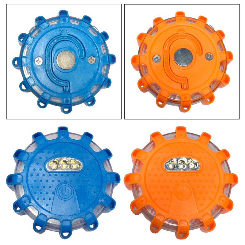 LED žibintai kelyje, saugos mirksintys įspėjamieji žibintai pakelės signalo avariniai diskai, švyturėliai, magnetiniai pagrindai, automobilio motociklo dviračio dizainas