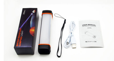 UYC X5mini vandeniui atsparus LED lauko apšvietimas, nešiojamas SOS avarinis apšvietimas, USB įkraunama lempa stovyklavietės šviesos žibintuvėlis