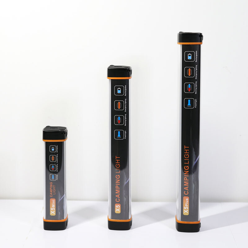 UYC X5mini vandeniui atsparus LED lauko apšvietimas, nešiojamas SOS avarinis apšvietimas, USB įkraunama lempa stovyklavietės šviesos žibintuvėlis
