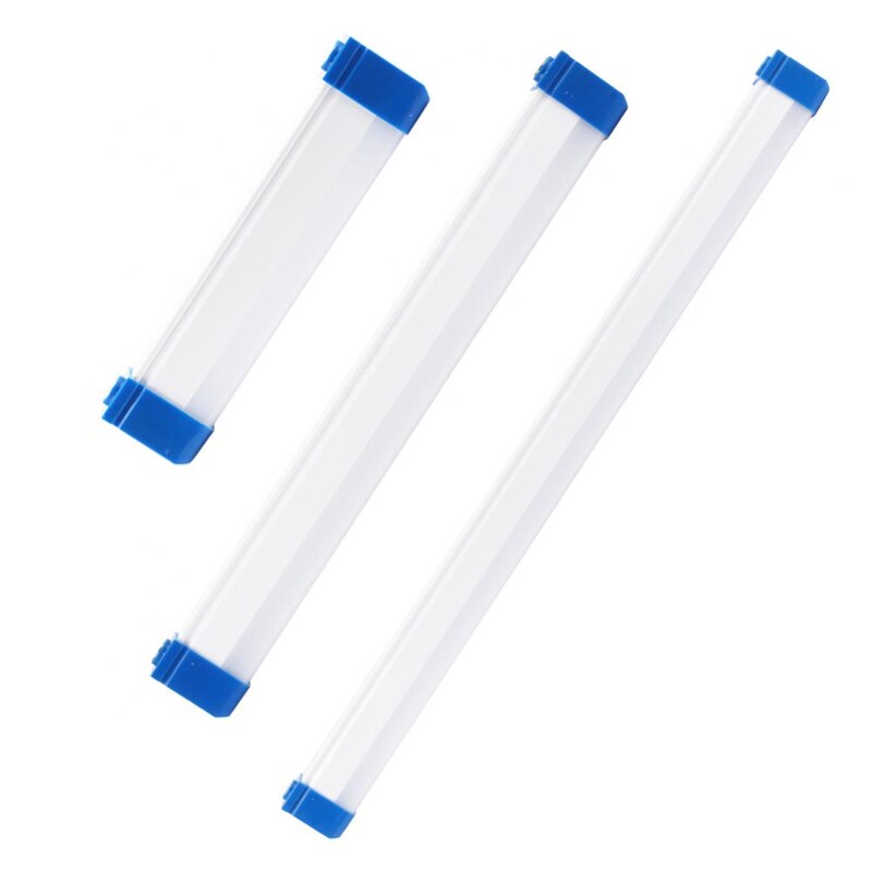 Lauke nešiojamas ilgos juostos avarinis žibintas ilgas LED vamzdis naktinis magnetinis 17 cm 32 cm 52 cm USB įkraunamas avarinis žibintas