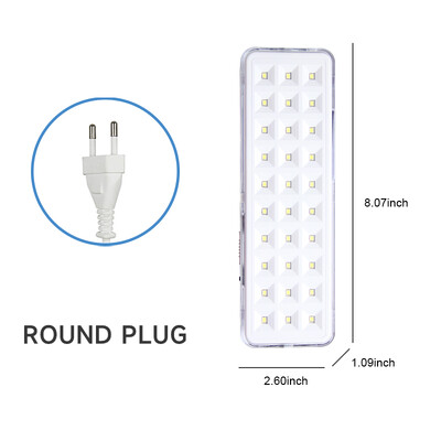 30LEDS-i kaasaskantav hädavalgusti, 2 režiimiga hämardatav pimendusvalgustus Laetav ohutusnäidik Kodumajapidamises kasutatavad avalikud hoiatuslambid