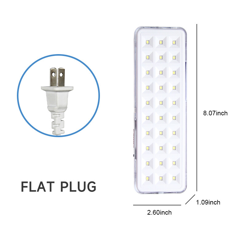 30LEDS-i kaasaskantav hädavalgusti, 2 režiimiga hämardatav pimendusvalgustus Laetav ohutusnäidik Kodumajapidamises kasutatavad avalikud hoiatuslambid