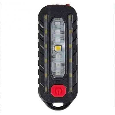 Dviračio galinis žibintas, atsparus vandeniui USB įkraunamas LED saugos įspėjamasis žibintas Dviračio mirksintis priedai Naktinis važiavimas dviračiu galinis žibintas