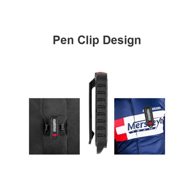 Dviračio galinis žibintas, atsparus vandeniui USB įkraunamas LED saugos įspėjamasis žibintas Dviračio mirksintis priedai Naktinis važiavimas dviračiu galinis žibintas