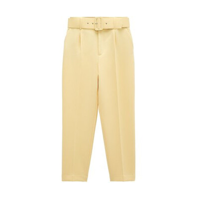 Jesen Zima Nove jednobojne naramenice visokog struka, uske, doimaju se tanke, modne, jednostavne, ležerne ženske kratke kratke hlače