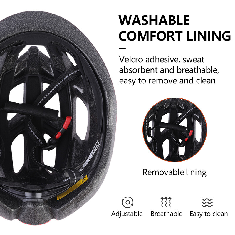 Eastinear Cască de ciclism rutier ultra-ușoară, respirabilă, unisex, MTB, echipament profesional de curse de curse, unisex