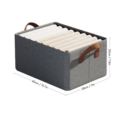 Organizator de haine 1pc, cutie de depozitare stratificată dulap de îmbrăcăminte în stil sertar de uz casnic pliabil, depozitare portabilă cationică din material textil