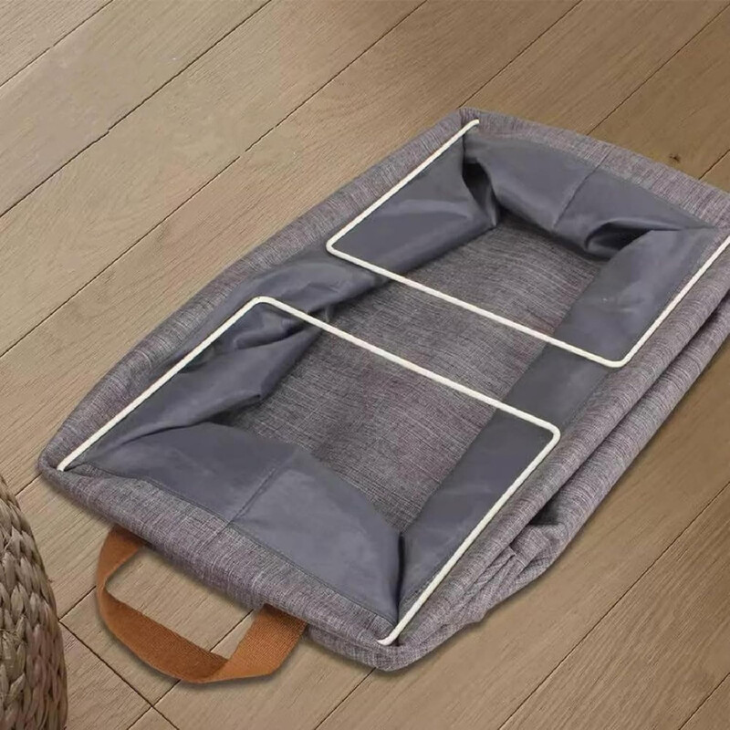 Organizator de haine 1pc, cutie de depozitare stratificată dulap de îmbrăcăminte în stil sertar de uz casnic pliabil, depozitare portabilă cationică din material textil