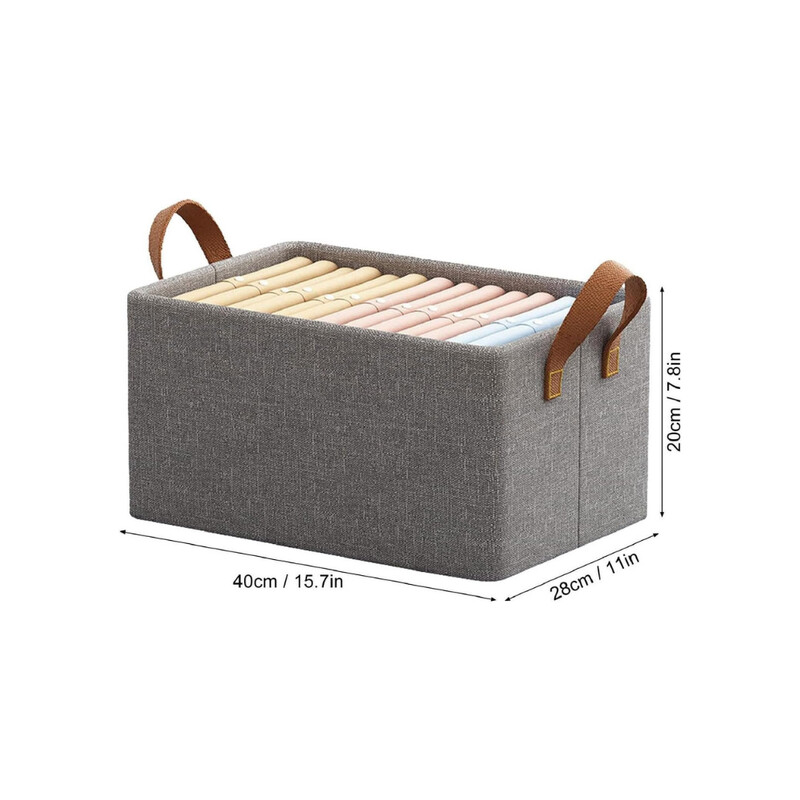 Organizator de haine 1pc, cutie de depozitare stratificată dulap de îmbrăcăminte în stil sertar de uz casnic pliabil, depozitare portabilă cationică din material textil