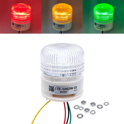 3 boje Strobe Signal Svjetlo upozorenja Magnet LTA5002 12V 24V 220V Svjetlo indikatora LED svjetiljka Mala bljeskajuća zujalica Sigurnosni alarm