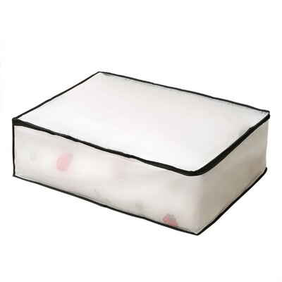 Ágyneműtartó táska Összecsukható Multi Specifikáció Nagy kapacitású vízálló átlátszó PEVA paplan párna lepedő ruharendező