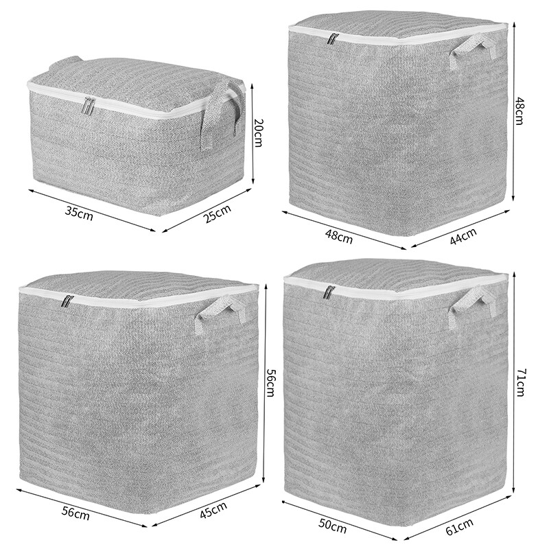 Poplun Vreća za pohranu Pokrivač za poplun velikog kapaciteta Sklopive torbe za razvrstavanje Vodootporan Organizator za odjeću otporan na prašinu Torba za selidbu u kućanstvu