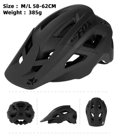 BATFOX Mountain Bike MTB Cască Cască de ciclism Downhill XC Bicicletă Drum Ultrauşor Bărbaţi Femei Casco Ciclismo turnat integral