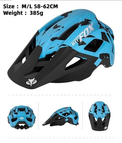 BATFOX Mountain Bike MTB Cască Cască de ciclism Downhill XC Bicicletă Drum Ultrauşor Bărbaţi Femei Casco Ciclismo turnat integral