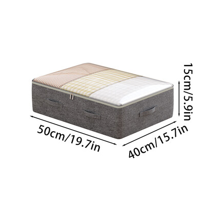 Πτυσσόμενη τσάντα αποθήκευσης στο κάτω μέρος κρεβατιού Οργανωτής ρούχων Ντουλάπα ντουλάπας καναπές οργάνωσης τσάντα αποθήκευσης Οικογενειακή τσάντα αποθήκευσης διάφανη