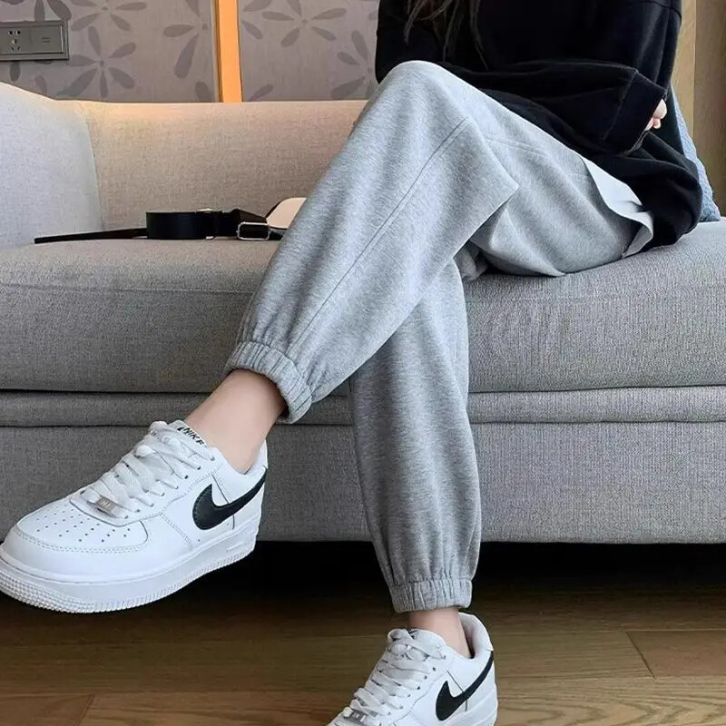 Παντελόνι εγκυμοσύνης Άνοιξη Φθινόπωρο Εξωτερικά Φούτερ Παντελόνια Casual Base Φθινοπωρινή Συλλογή Εγκυμοσύνη Πρώιμο Στάδιο Δεμένο πόδι