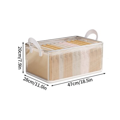 Fehérnemű Zokni Szervező Doboz Szekrény Ruhatároló Táska Melltartó Zokni Nyakkendő Tároló doboz Fiókok Szervezet