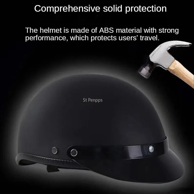 1 buc semi-cască pentru călărie, unisex, la modă, ușoară, respirabilă, fermă, patru anotimpuri, pentru doamne, protecție solară, bicicletă, scuter, cască deschisă.