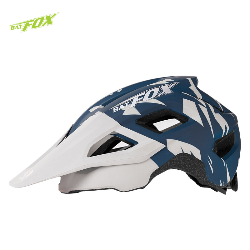 BAT FOX Camouflage Blue MTB Bike Casque casque vtt homme Mountain Bike Cască bărbați casco bicicleta Casca MTB