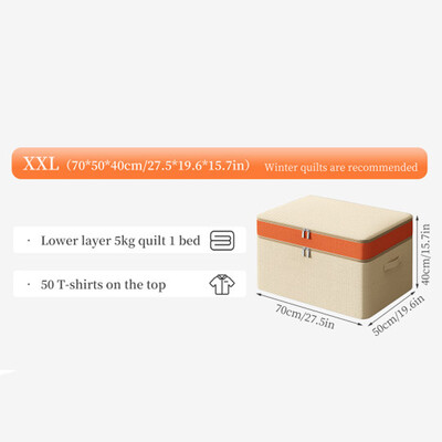 Μη υφασμένος οργανωτής τσαντών διπλής στρώσης που χρησιμοποιείται για την αποθήκευση παπλωμάτων ενδυμάτων πτυσσόμενο αδιάβροχο υλικό μεγάλης χωρητικότητας κινούμενη τσάντα