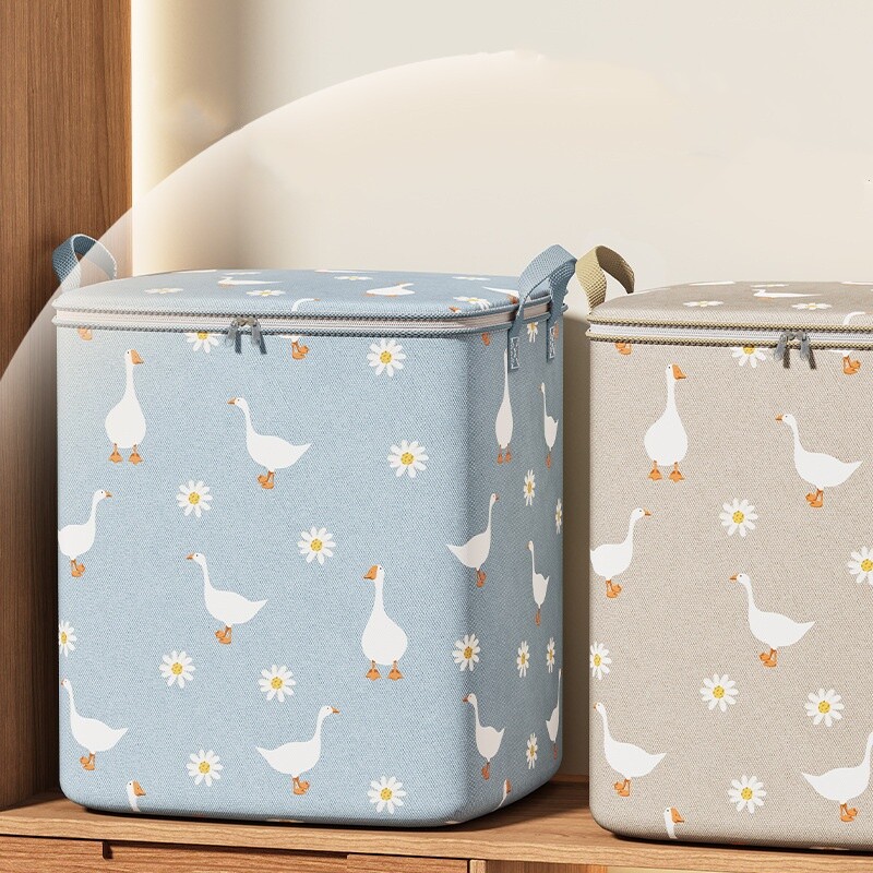 1kom netkani poplun Vreća za pohranu odjeće Organizatori ormara velikog kapaciteta koji štedi prostor Sklopiva kutija za pohranu ormar otporna na prašinu