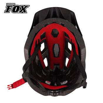 LAIRSCHDAN FOX Каска мъжка велосипедна каска MTB casco bicicleta Mountain Bike Casco Ciclismo Hombre Matte Black Cycling Helmet