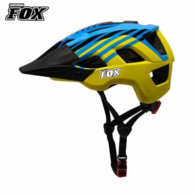 LAIRSCHDAN FOX Biciklistička kaciga MTB Biciklistička kaciga LED svjetlo Kaciga za vanjske sportove Cestovne utrke Brdska biciklistička kaciga Punjiva oprema