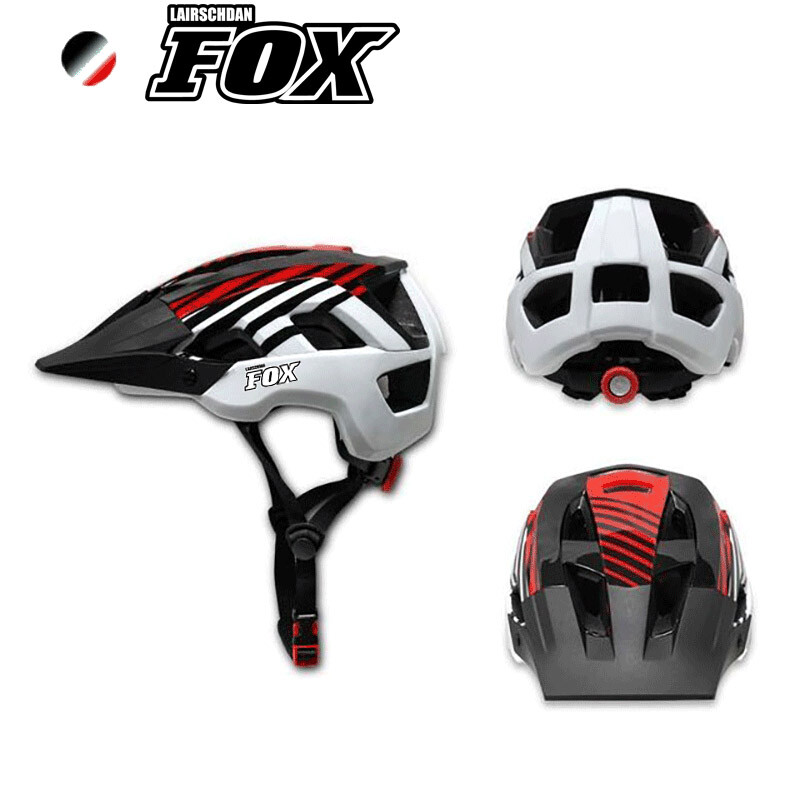LAIRSCHDAN FOX Biciklistička kaciga MTB Biciklistička kaciga LED svjetlo Kaciga za vanjske sportove Cestovne utrke Brdska biciklistička kaciga Punjiva oprema