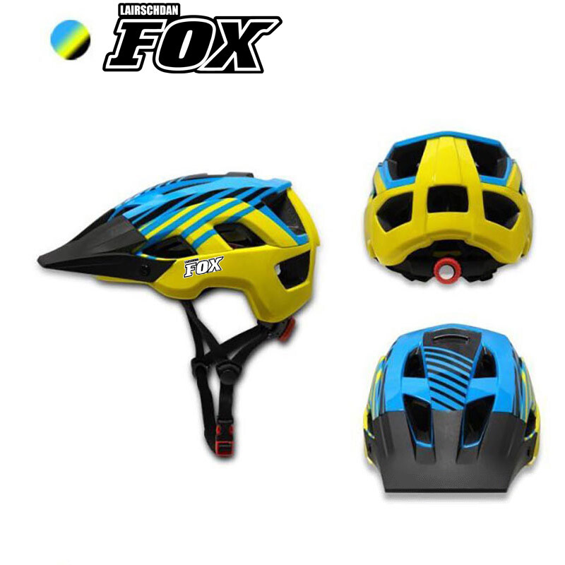 LAIRSCHDAN FOX Biciklistička kaciga MTB Biciklistička kaciga LED svjetlo Kaciga za vanjske sportove Cestovne utrke Brdska biciklistička kaciga Punjiva oprema