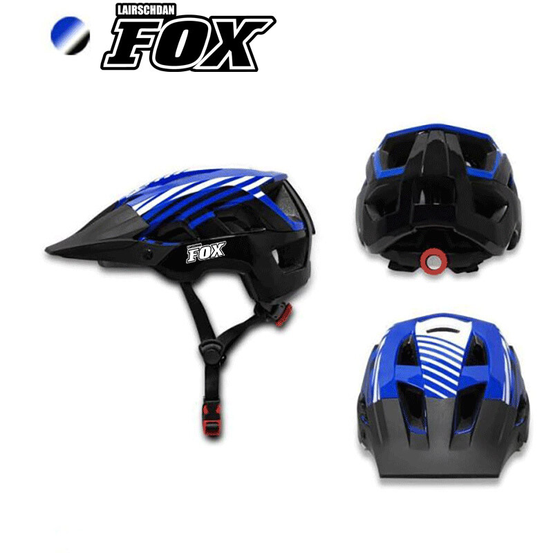 LAIRSCHDAN FOX Biciklistička kaciga MTB Biciklistička kaciga LED svjetlo Kaciga za vanjske sportove Cestovne utrke Brdska biciklistička kaciga Punjiva oprema