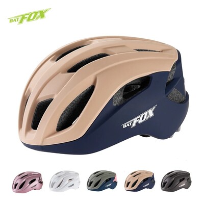 BATFOX Каска за шосейно колоездене Sports Ultralight Aero Safely Cap Capacete Ciclismo Bicycle Mountain Men Women MTB Bike Helmet