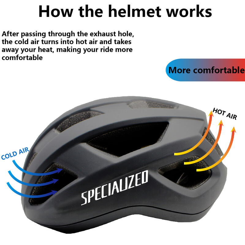 Kerékpáros sisak Légáteresztő könnyű pneumatikus hegyi kerékpáros felszerelés férfiaknak és nőknek