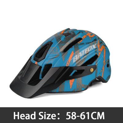 BATFOX Ultralight ποδηλατικό κράνος Mountain Bike Κράνος Αστικού ποδηλάτου MTB Ανδρικό Γυναικείο κράνος ποδηλάτου Sunvisor Capacete Ciclismo