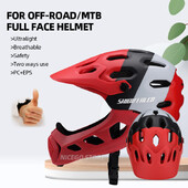 Κράνος Full Face PC+EPS Safety Cycling Ανδρικά κράνη Mtb για XC Off-road Downhill Ενσωματωμένο ελαφρύ κράνος ποδηλάτου για αεροδυναμική