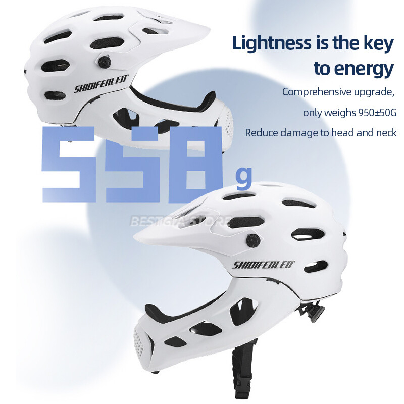 Κράνος Full Face PC+EPS Safety Cycling Ανδρικά κράνη Mtb για XC Off-road Downhill Ενσωματωμένο ελαφρύ κράνος ποδηλάτου για αεροδυναμική