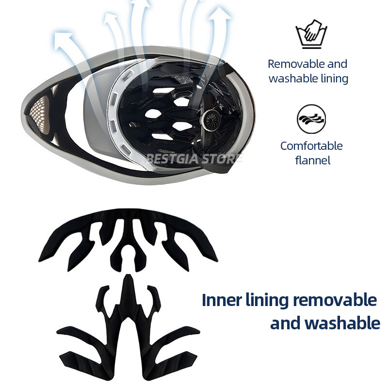 Κράνος Full Face PC+EPS Safety Cycling Ανδρικά κράνη Mtb για XC Off-road Downhill Ενσωματωμένο ελαφρύ κράνος ποδηλάτου για αεροδυναμική