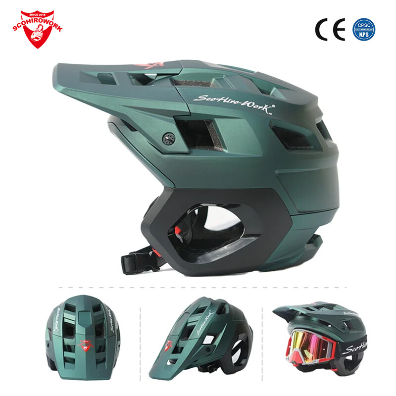 Īpaši viegla kalnu velosipēdistu ķivere, 3/4 pusceļa MTB krosa kalnu ķivere, riteņbraukšanas sacīkstes āra sporta drošības piederumi