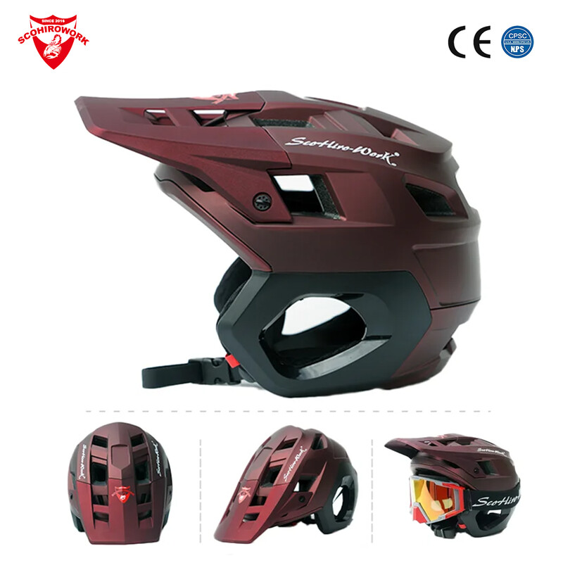 Īpaši viegla kalnu velosipēdistu ķivere, 3/4 pusceļa MTB krosa kalnu ķivere, riteņbraukšanas sacīkstes āra sporta drošības piederumi