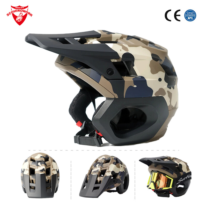 Īpaši viegla kalnu velosipēdistu ķivere, 3/4 pusceļa MTB krosa kalnu ķivere, riteņbraukšanas sacīkstes āra sporta drošības piederumi