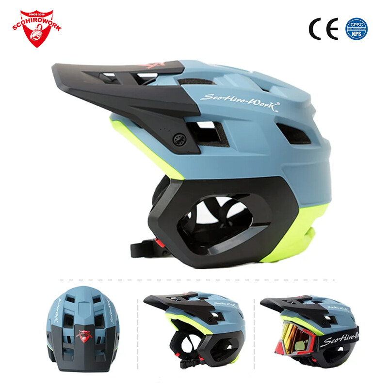 Īpaši viegla kalnu velosipēdistu ķivere, 3/4 pusceļa MTB krosa kalnu ķivere, riteņbraukšanas sacīkstes āra sporta drošības piederumi